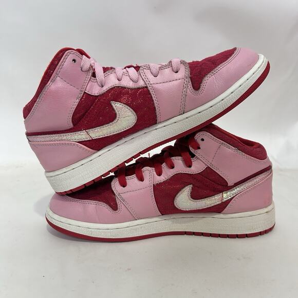 Nike Jordan 1 Mid Retro Premium GS “Valentine's Day” - Picture 3 of 11